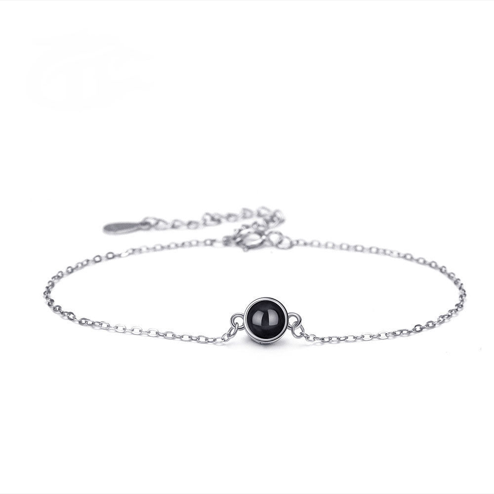 Bubble projection bracelet best sterling silver photo projection bracelet for her