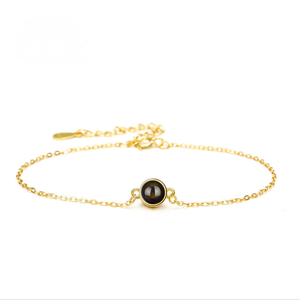 Bubble projection bracelet best sterling silver photo projection bracelet for her